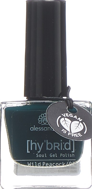 Produktbild Alessandro Nagellack Hybrid 118 Wild Peacock (118 Wild Peacock, Gel-Effekt Nagellack)