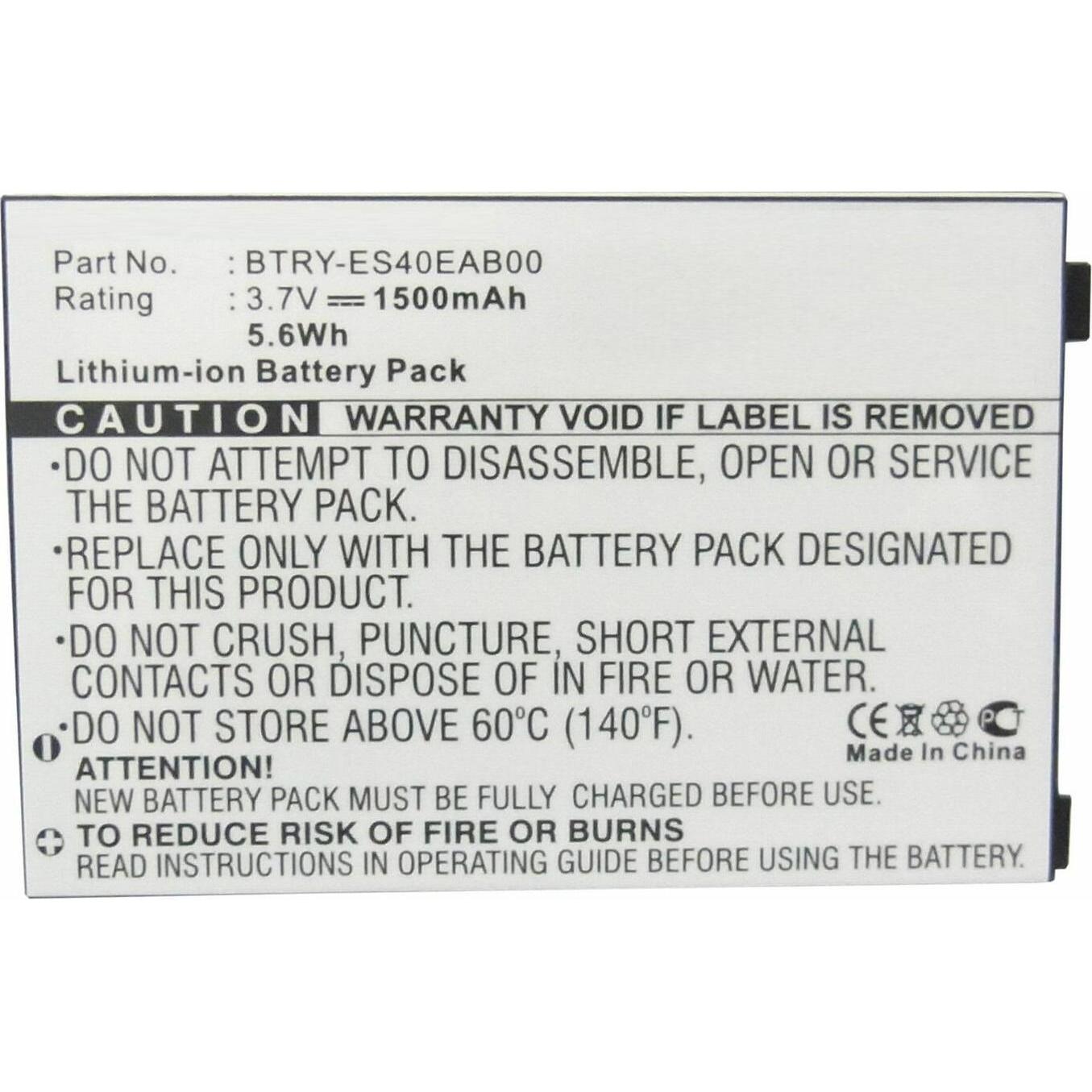 CoreParts Battery for ZEBRA Scanner, Barcode-Scanner Zubehör