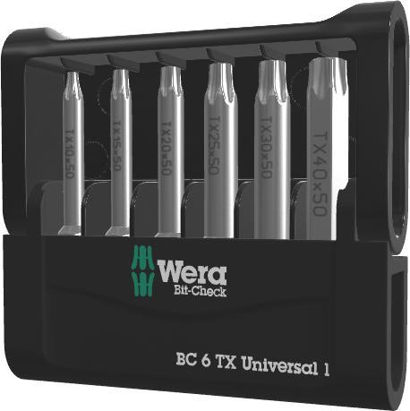 Produktbild Wera Bit-Check 6 TX Universal 1 (Innensechsrund TX)