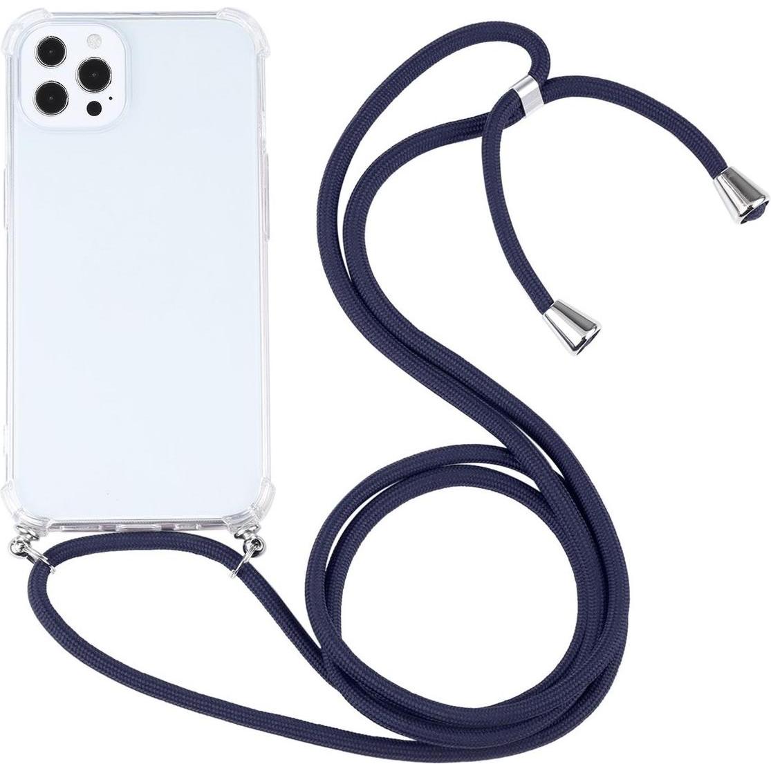 König Design Hülle Handy Schutz für Apple iPhone 13 Pro Case Cover Tasche Etuis Bumper Blau, Handykette, Blau