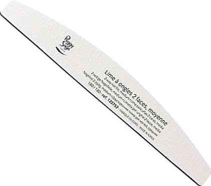 Peggy Sage 2-Way Nail File Medium File For Double Sided Claw 180/180 Crescent