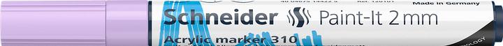 Valeurs nutritives et ingrédients Schneider Marqueur acrylique Paint-It 310 2mm violet pastel (1x)