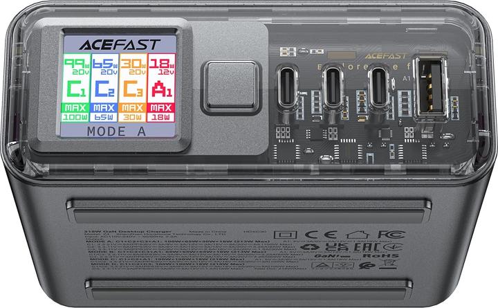 Actual product image Acefast Desktop Power Station (218 W, 4 ports)