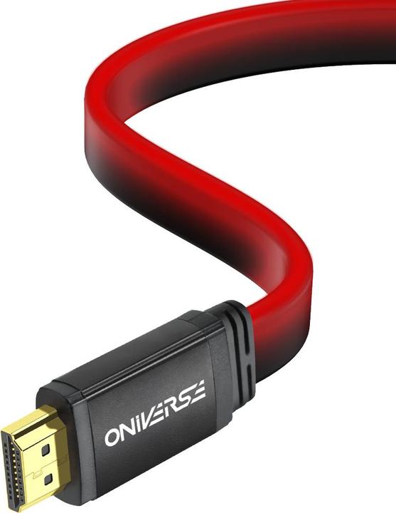Actual product image Oniverse - Hdmi Led Cable 8K - Red (2 m)