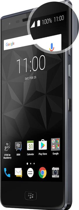 Produktbild BlackBerry Motion (32 GB, Black, 5.50", Single SIM, 12 Mpx, 4G)