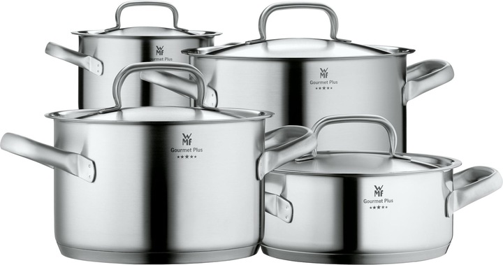 WMF Gourmet Plus Topf-Set, 4-teilig (20 cm, Pfannenset + Topfset)