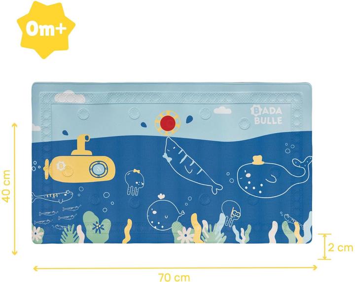 Produktbild Badabulle Badematte mit Thermometer (70 x 40 x 2 cm)