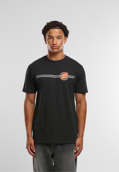 Actual product image Santa Cruz Check Ringed Flamed Dot T-Shirt - 126553 (M)