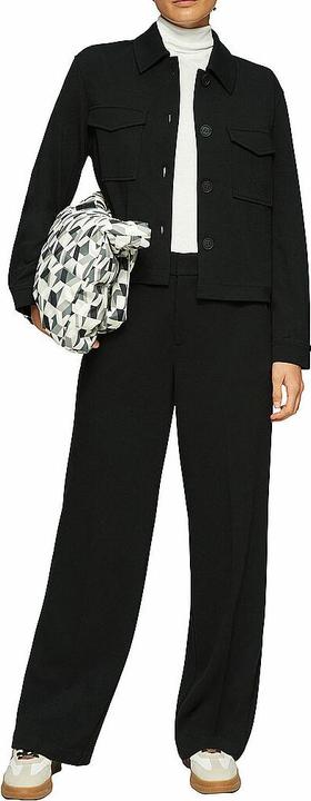 Produktbild S.Oliver Hose Wide-Leg-Hose aus Struktur-Jersey (38)