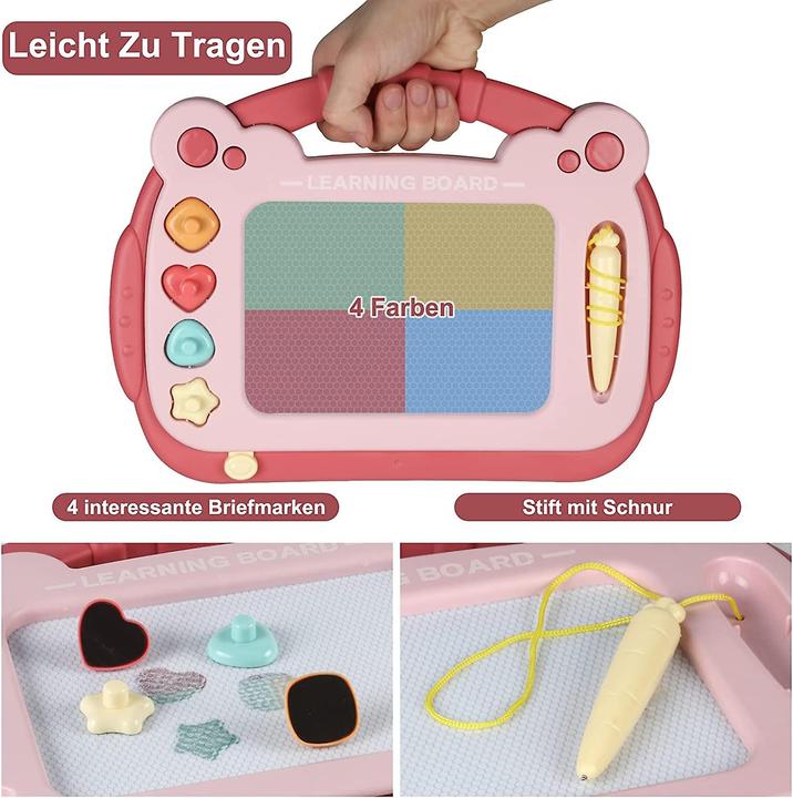 Tavolo Da Disegno Magnetico, Tavola Da Doodle Con Perle Di Penna, Giocattolo Montessori Bambini, Giocattolo Da Viaggio In Età Prescolare Da 7,03 € | DHgate