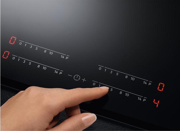 Produktbild AEG IKB84443IB Schwarz Einbau-Induktionskochfeld 77 cm 4 Herd(e)