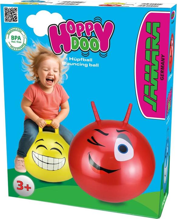 Image du produit Jamara Hop Ball Smile - Balle à entonnoir - garçon/fille - 1 an(s) - jaune - 407 g