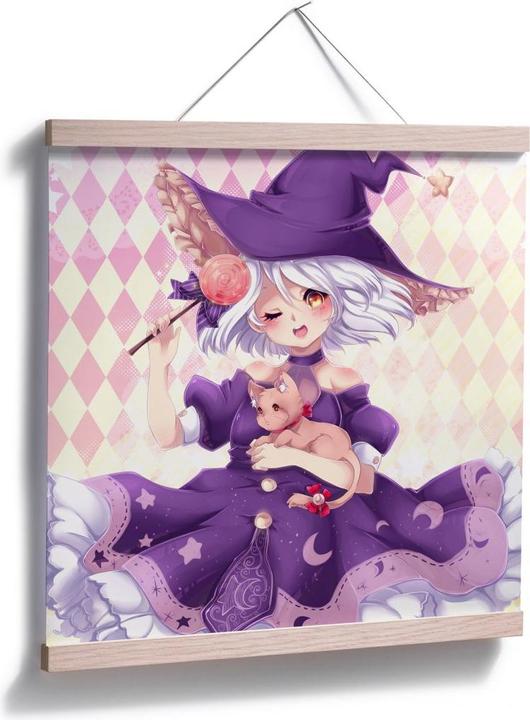 Image du produit Trenddeko La Doll Blanche - Little Witch (50 x 50 cm)