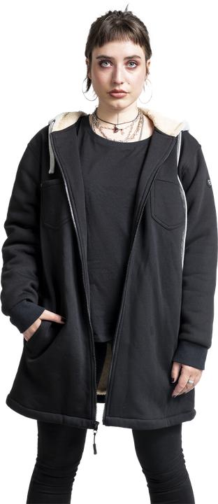 Produktbild RED by EMP Kapuzenjacke in schwarz und grau (M)