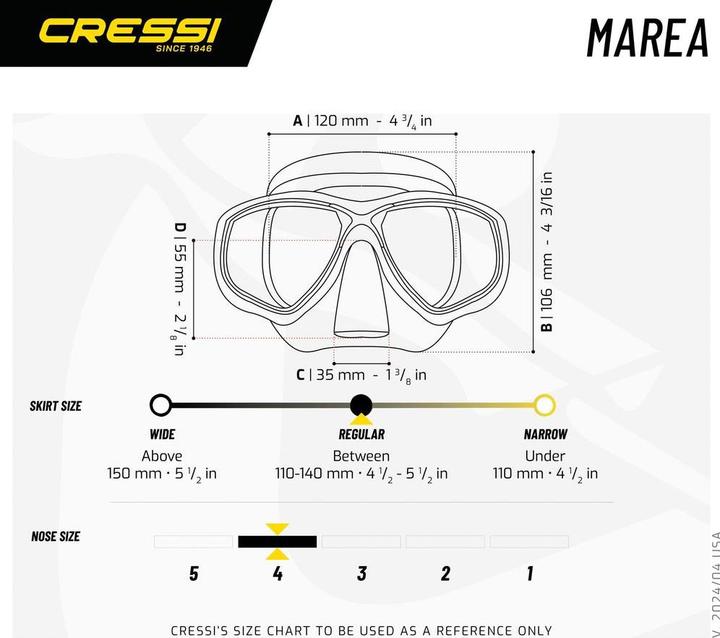 Actual product image Cressi Marea + Gamma