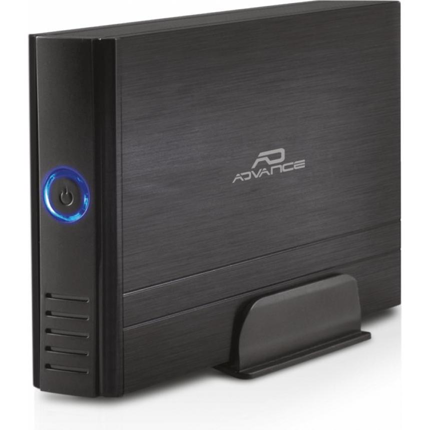 Advance BOITIER DISCO ESTERNO VELOCITY S10 USB 3.0 - 31/2 IDE + S-ATA (3.5"), Case per hard disk, Nero