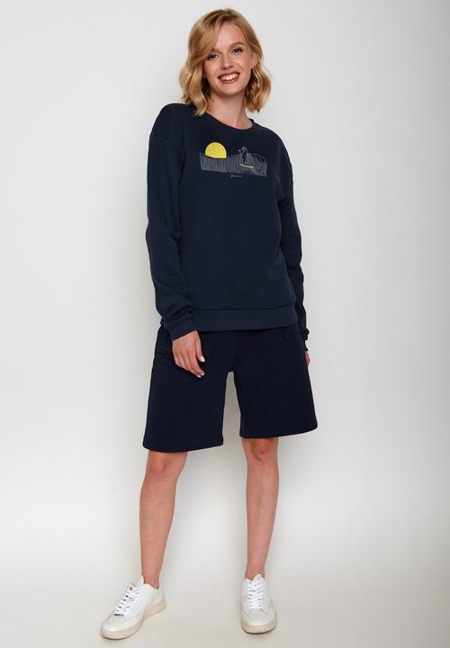 Produktbild Greenbomb Women's Animal Sloth Waves Canty Pullover (S)