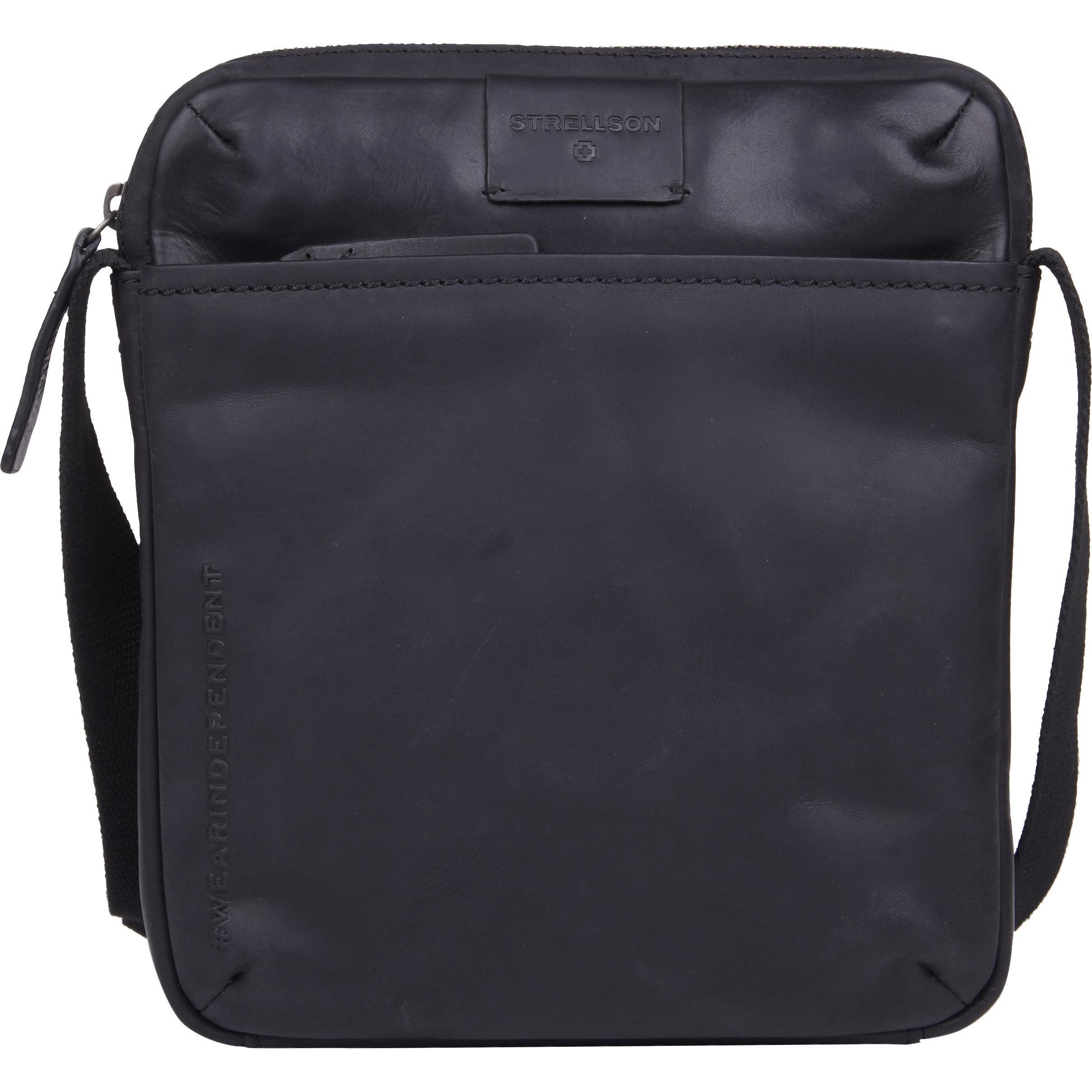 Strellson, Handtasche, Umhängetasche Brick Lane Marcus Shoulderbag XSVZ, Schwarz