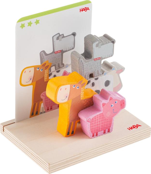Actual product image Haba Stacking toy farm (German)