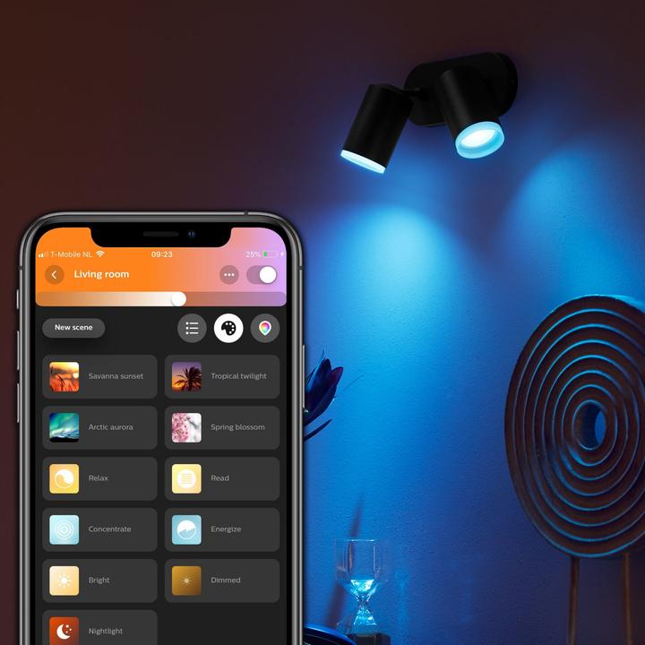 Actual product image Philips Hue Fugato Base BT (700 lm, GU10)