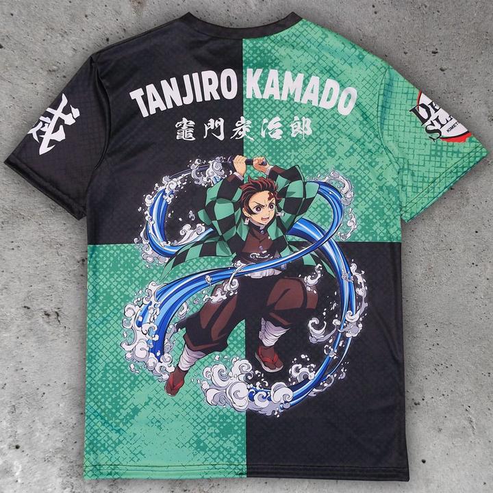 Actual product image POPbuddies Demon Slayer: Kimetsu no Yaiba T-Shirt Tanjiro Kamado size S (S)