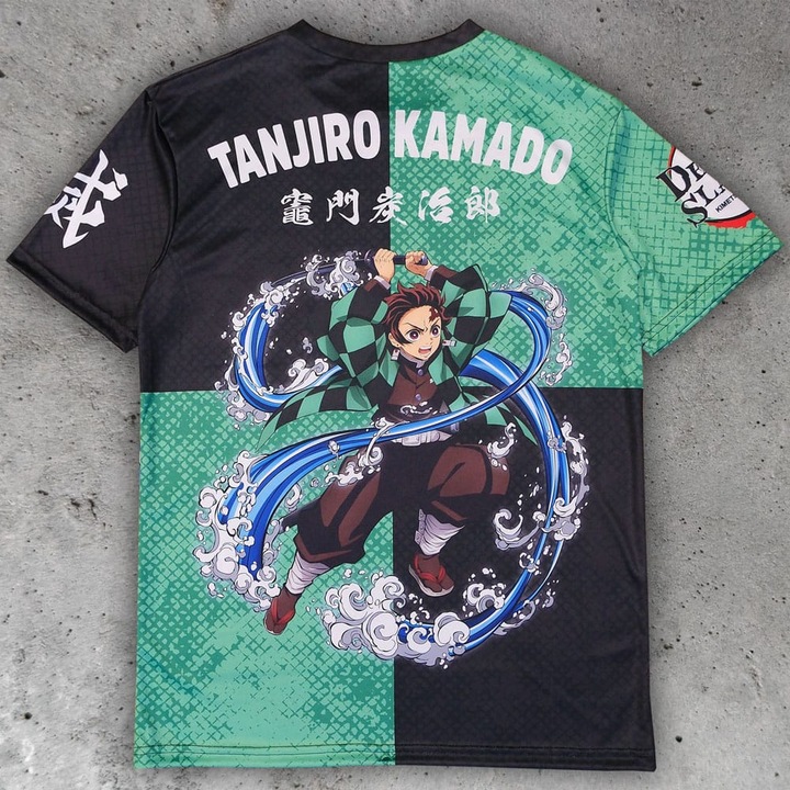 Actual product image POPbuddies Demon Slayer: Kimetsu no Yaiba T-Shirt Tanjiro Kamado size S (S)