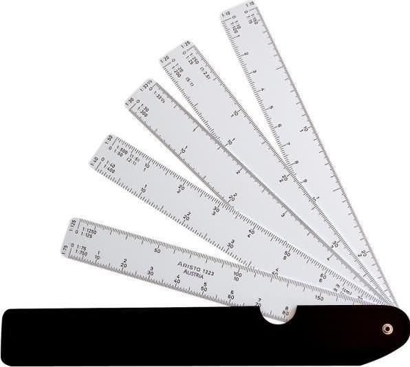 Image du produit Aristo Mètre en éventail (15 cm)