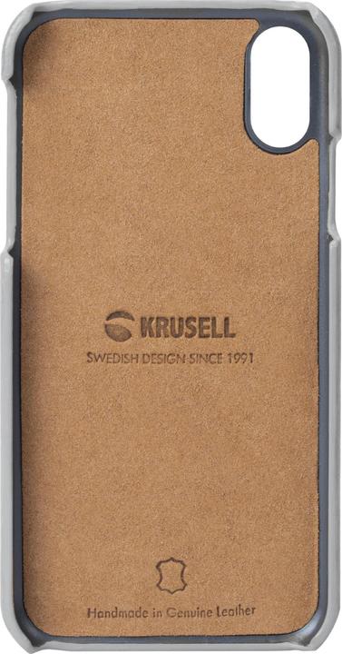 Actual product image Krusell Sunne Cover Apple iPhone XS vintage gray (Apple iPhone XS)