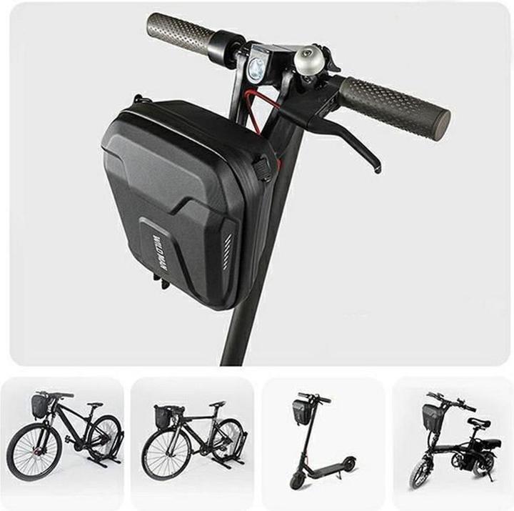 Produktbild Hoco Bicycle accessory WILDMAN WILDMAN traveling bag for handlebars with zipper E8 3L black (3 l, Gepäckträgertasche)
