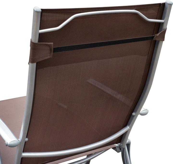 Image du produit Outsunny Chaise longue de jardin avec coussin (180 cm)