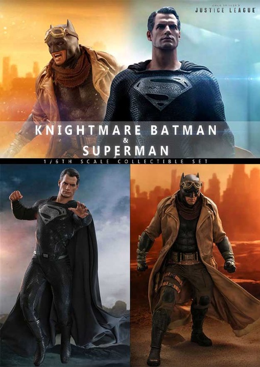Immagine prodotto Hot Toys Set di figure in scala 1/6 della Justice League "Knightmare Batman & Superman" di Zack Snyder