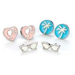 Carat, Ohrringe, BARBIE - Set de 3 Paires de Boucles d'Oreilles, (Zink)