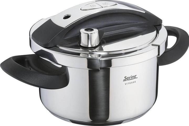 Actual product image Spring Vitesse pressure cooker (Steam cooker, Aluminium, Stainless steel, 23.50 x 19 cm)