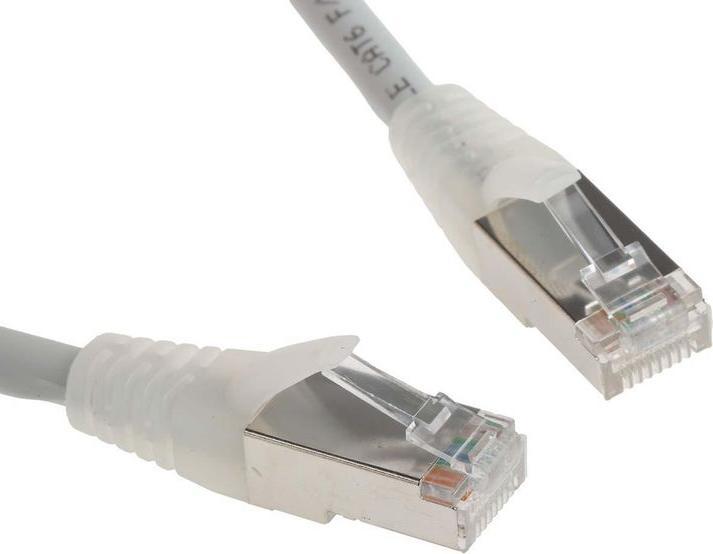 Image du produit RS PRO Câble patch cat.6 FTP 0,5m gris (FTP, CAT6, 0.50 m)