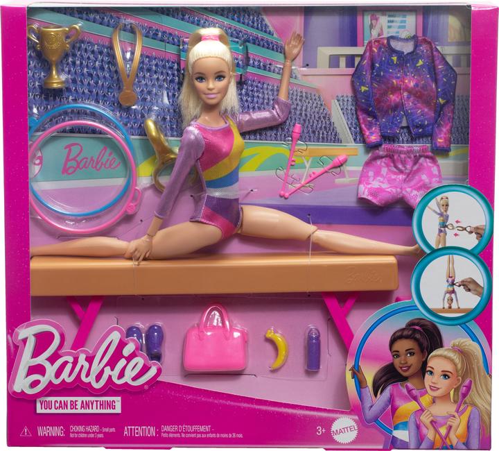 Actual product image Barbie Careers Refresh Gymnastics playset