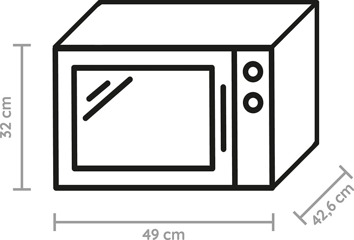 Produktbild Bauknecht ExtraSpace Crisp MW 427 (25 l)