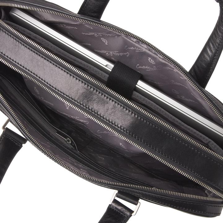 Productafbeelding Castelijn & Beerens /Beerens - Gaucho Paul Laptoptas 15,6 RFID - Zwart (16.93")