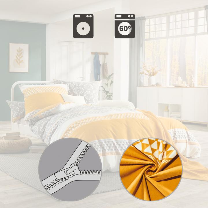 Image du produit Erwin Müller Wendebettwäsche (Set de linge de lit, 135 x 220 cm, 40 x 80 cm)