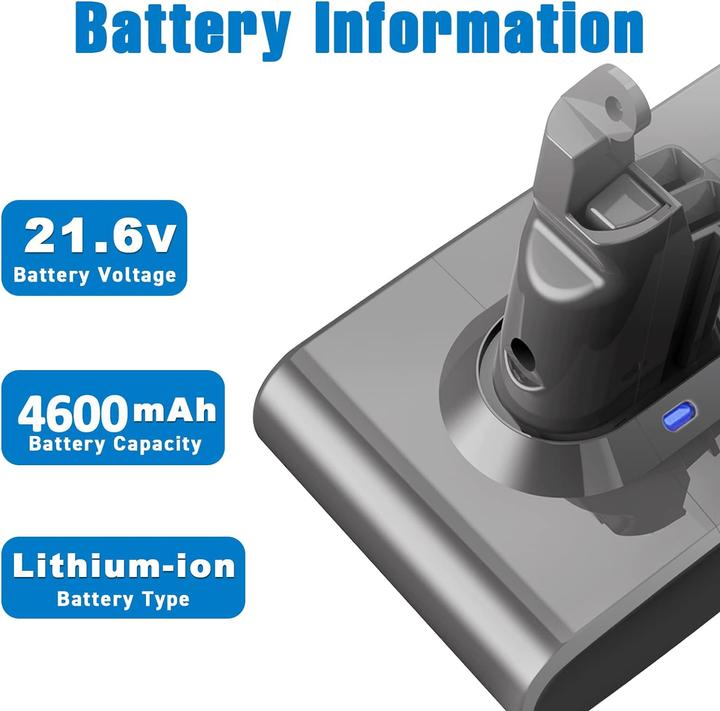 Produktbild Bonadget V6 Ersatzakku fuer Dyson 4.6Ah