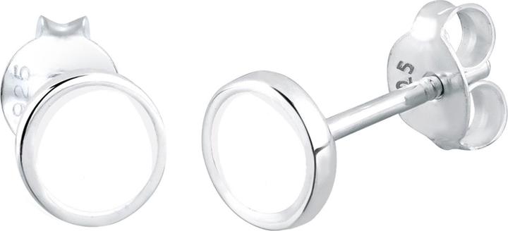 Produktbild Elli Ohrringe Basic Geo Kreis Emaille 925 Sterling Silber (Emaille, 925er Sterling Silber)
