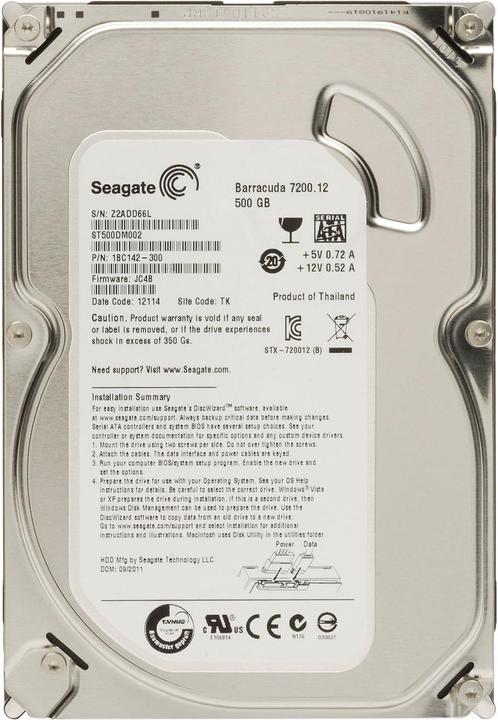 Produktbild Seagate Desktop (0.50 TB, 3.5")