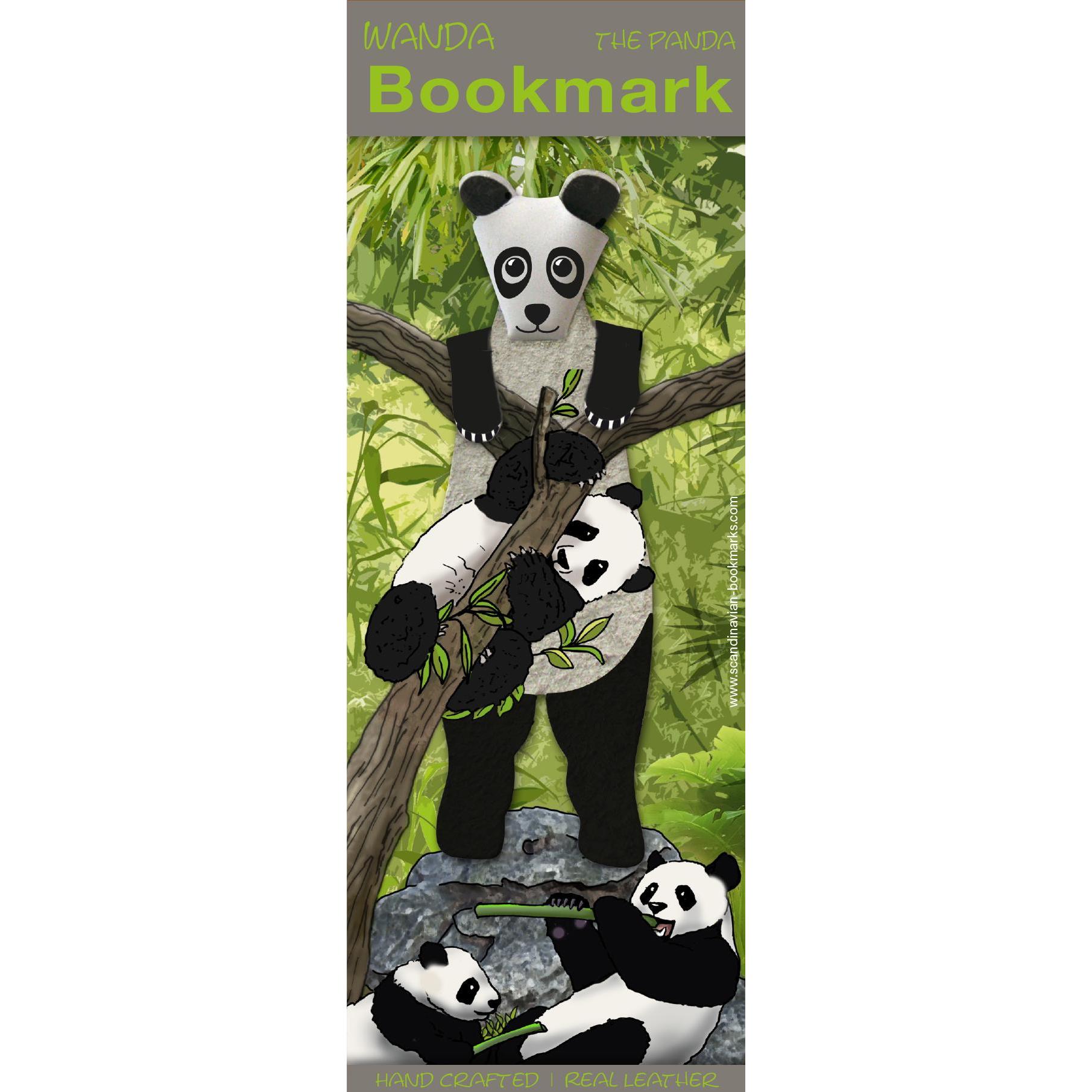Scandinavian Bookmarks, Schreibtisch Accessoire, Lesezeichen Panda