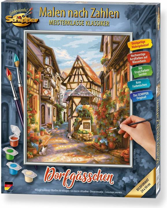 Actual product image Schipper Painting by Numbers Village Lane