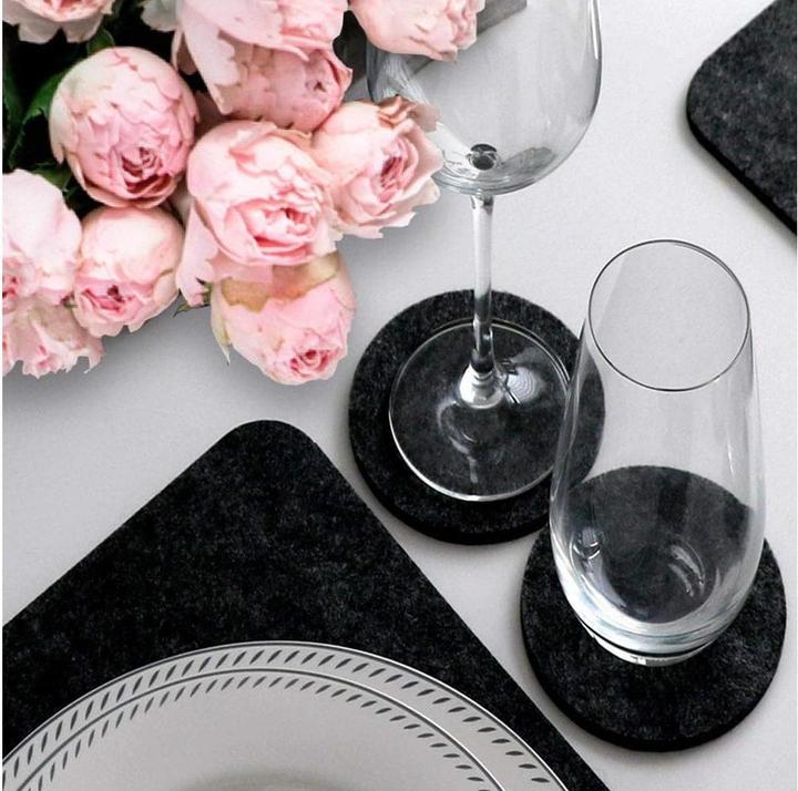 Actual product image Rose Tischset 44 x 32 cm, Anthrazit, 12er-Set (12 pcs., 44 x 32 cm)