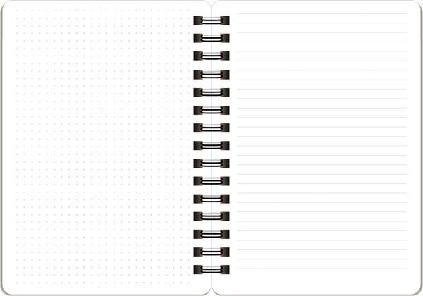 Image du produit Notizblock Smile (A5, À rayures, Pointillés, Couverture rigide)