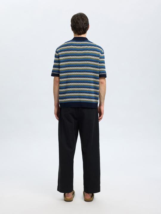 Immagine prodotto Selected Kurzärmeliges Polohemd aus Strick (S)