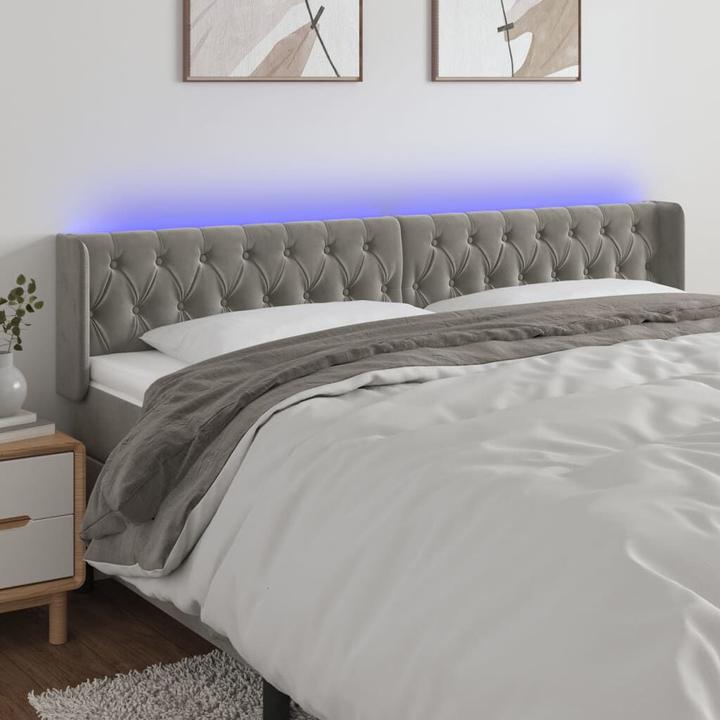 Actual product image vidaXL LED Kopfteil (203 x 16 x 88 cm)