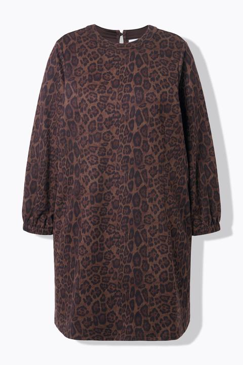 Produktbild Studio Untold Kleid, oversized, Suede mit Leo, Ballonärmel (56)