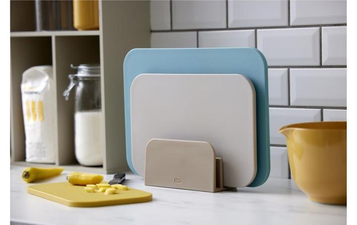 Produktbild Rosti Schneidebrett-Set Choptima 3-teilig, Beige/Gelb/Blaugrün