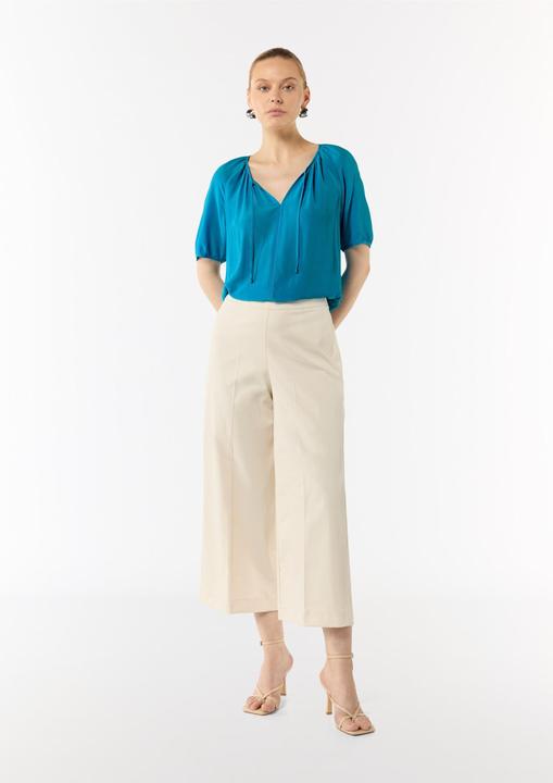 Immagine prodotto Comma Bluse Crêpe-Bluse mit voluminösen Ärmeln und Raffung (34)